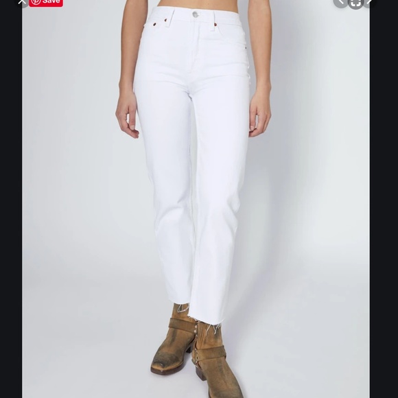 Re/Done Denim - RE/DONE Originals Stove Pipe highrise straight leg